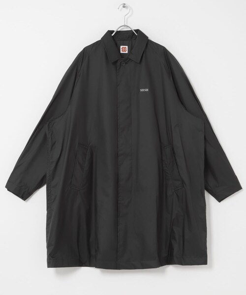 URBAN RESEARCH（アーバンリサーチ）の「SEE SEE　SOUTIEN COLLAR COAT（ステンカラーコート・メンズ・BLACK/NAVY・M/L/XL/XXL）」の6枚目の写真