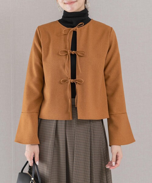 URBAN RESEARCH ROSSO（アーバンリサーチロッソ）の「リボンブラウス（シャツ/ブラウス・レディース・camel/black・FREE）」の9枚目の写真