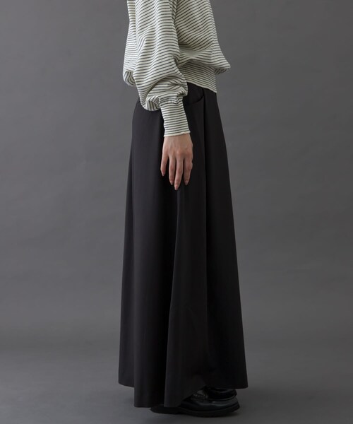 URBAN RESEARCH DOORS（アーバンリサーチドアーズ）の「FORK&SPOON　バックゴムフレアスカート（スカート・レディース・CHARCOAL/TAUPE・1/2）」の13枚目の写真