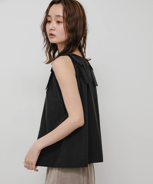 SENSE OF PLACE by URBAN RESEARCH(センスオブプレイスバイアーバンリサーチ)の「ショルダーリボンブラウス(シャツ/ブラウス・レディース・BLACK/BROWN/BEIGE・One)」の7枚目の写真