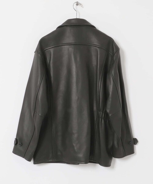 URBAN RESEARCH（アーバンリサーチ）の「HERILL　Lambnaked Jacket（ライダースジャケット・メンズ・Black・1/2）」の12枚目の写真