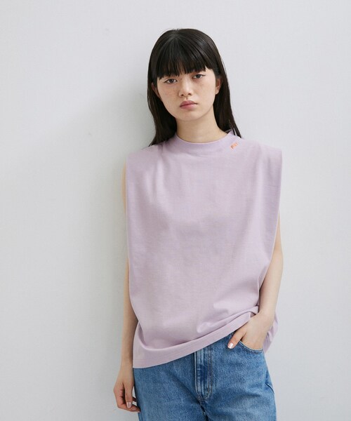 【ラベンダー（52）】【PHEENY for ADAM ET ROPE'】Organic Cotton  N/S ADAM ET ROPÉ FEMME(アダム エ ロペ ファム) / 【PHEENY for ADAM ET
