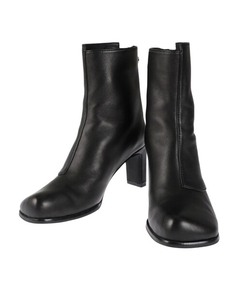 UN3D.（アンスリード）の「ROUND TOE SHORT BOOTS（ブーツ・レディース・グレー/ベージュ/ブラック・37/36/38）」の21枚目の写真