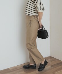 URBAN RESEARCH DOORS | サイドベルトストレートパンツ(その他パンツ)