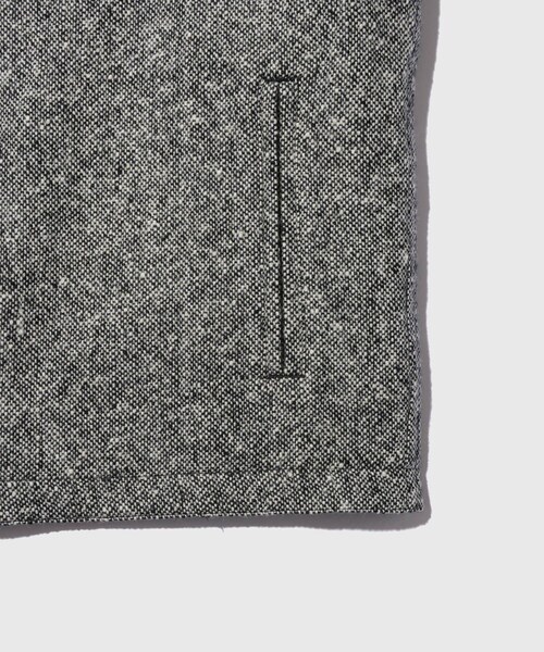ADAM ET ROPE'(アダムエロペ)の「TWEED HOMESPAN RACING BLOUSON(ブルゾン・メンズ・ブラック・L/M/S)」の15枚目の写真