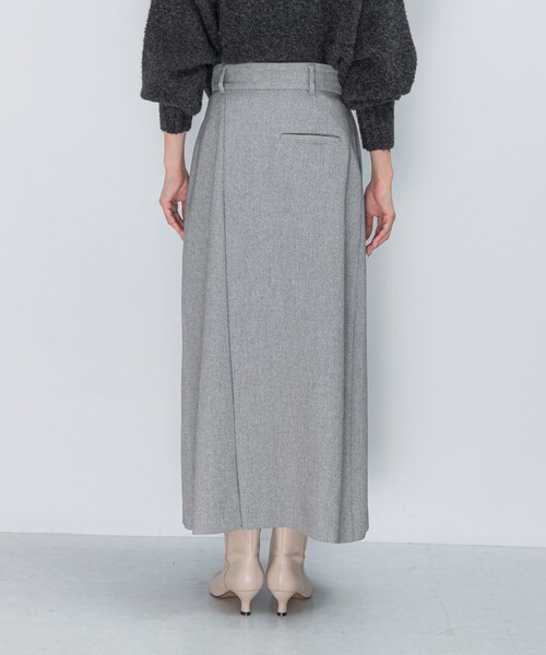 URBAN RESEARCH ROSSO（アーバンリサーチロッソ）の「タックスカート（スカート・レディース・LIGHTGRAY/BROWN・36/38）」の5枚目の写真