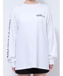 EMODA | FRONT LOGO OVER T/S(Tシャツ/カットソー)