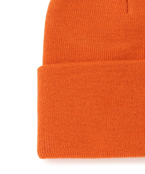 ADAM ET ROPE'（アダムエロペ）の「【carhartt/カーハート】ACRYLIC WATCH HAT（ニットキャップ/ビーニー・レディース・ブラック/ブラウン/カーキ/オレンジ・F）」の6枚目の写真