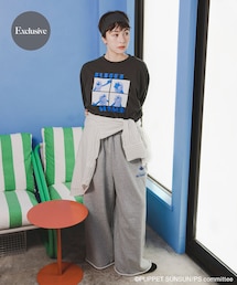 SENSE OF PLACE by URBAN RESEARCH | 『ユニセックス』『別注』SUNSUN×SENSE OF PLACE　スウェットパンツ(スウェットパンツ)