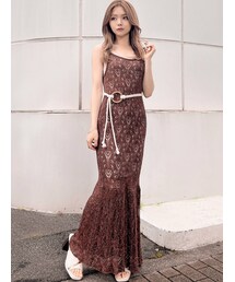 RESEXXY | 透かし編みキャミワンピースSET(ワンピース)