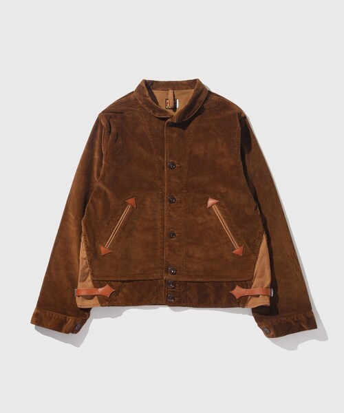 ADAM ET ROPE'（アダムエロペ）の「【Mister Freedom/ミスターフリーダム】Mattock CAMPUS BLOUSE BROWN CORDUROY（その他アウター・メンズ・ダークブラウン・40/42）」の3枚目の写真