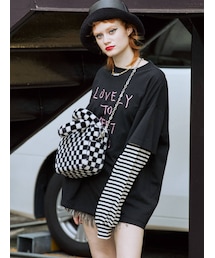 jouetie | レイヤースリーブトップス(Tシャツ/カットソー)