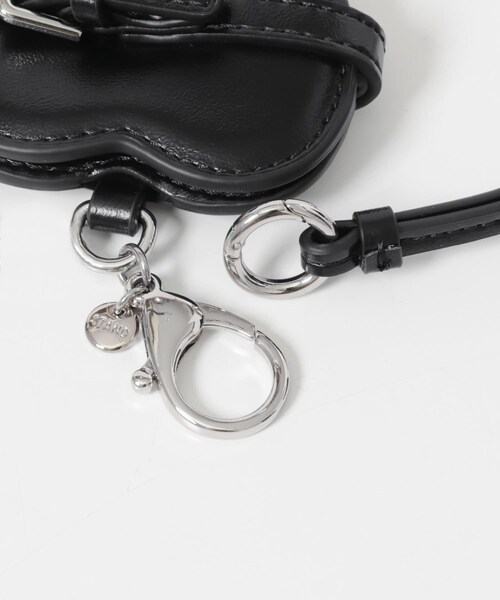 KBF（ケイビーエフ）の「STAND OIL　BELTED MIRROR KEYRING（キーホルダー・レディース・CAMEL/SLV DENIM/BLACK・One）」の8枚目の写真