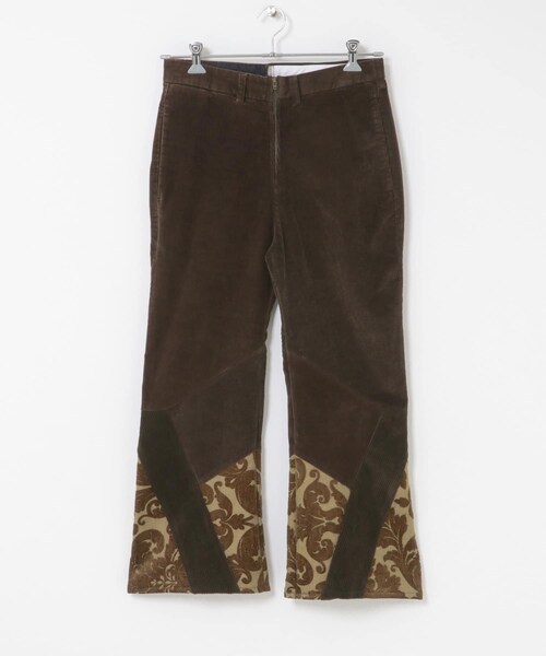 THE GOODLAND MARKET（ザグッドランドマーケット）の「77circa　make gobelin cutback hem flare corduroy trousers（その他パンツ・レディース・brown1/brown2/brown3・30）」の4枚目の写真