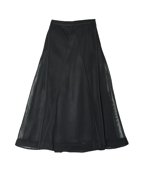 UN3D.(アンスリード)の「MESH TRIANGLE FLARE SKIRT(スカート・レディース・ホワイト/ブラック・36/38)」の11枚目の写真