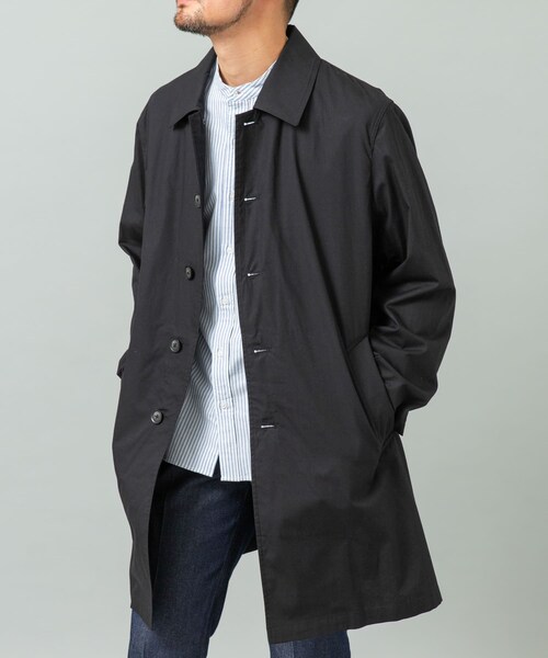 URBAN RESEARCH ROSSO（アーバンリサーチロッソ）の「『撥水』タイプライタースプリングコート（ステンカラーコート・メンズ・BLACK/D/NAVY/BLUE/GRAY/BEIGE/KHAKI・S/M/L/XL）」の12枚目の写真