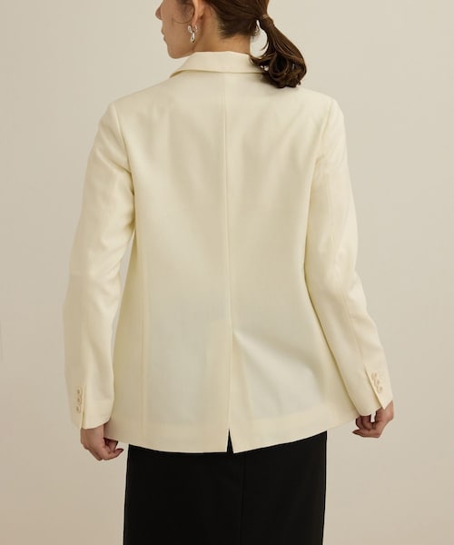 ROPE'（ロペ）の「ウールテーラードジャケット/撥水（テーラードジャケット・レディース・ブラック/ホワイト・36/38）」の21枚目の写真