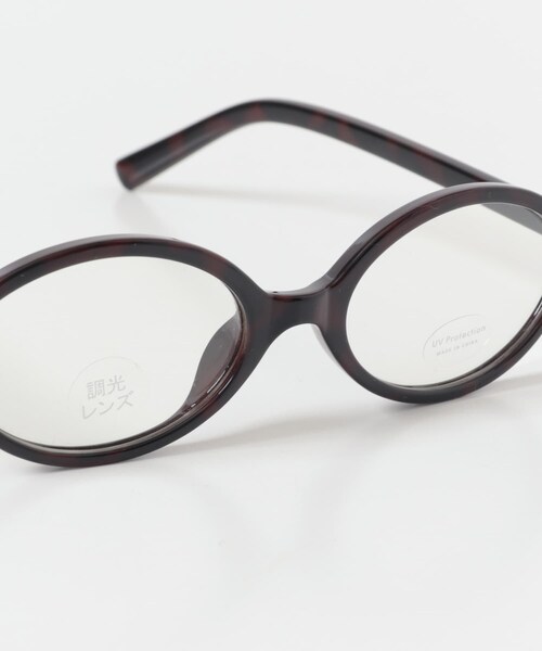 URBAN RESEARCH（アーバンリサーチ）の「decor『デコール』　Eyewear Round（メガネ・レディース・BROWN/KHAKI・-）」の8枚目の写真