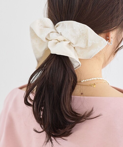 VIS（ビス）の「レースコンビシュシュ（シュシュ・レディース・ブラック/キナリ・F）」の8枚目の写真