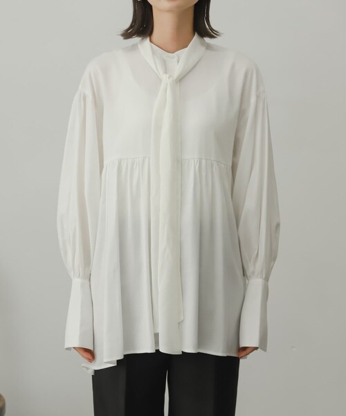 SENSE OF PLACE by URBAN RESEARCH（センスオブプレイスバイアーバンリサーチ）の「2WAYタイツキチュニック（チュニック・レディース・LIME/OFF WHITE/BLACK・one）」の5枚目の写真