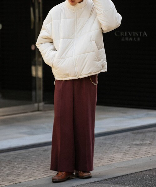SENSE OF PLACE by URBAN RESEARCH(センスオブプレイスバイアーバンリサーチ)の「パデットドローコードツキブルゾン A(その他アウター・メンズ・IVORY/BLACK/GRAY・M/L)」の16枚目の写真