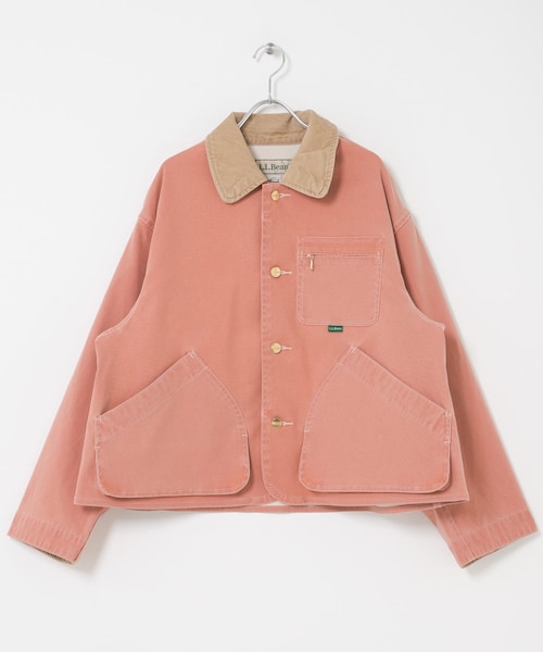 URBAN RESEARCH DOORS（アーバンリサーチドアーズ）の「L.L.Bean JAPAN EDITION HARBOR FIELD COAT（テーラードジャケット・レディース・NATURAL/FADESADDLE/SALMON/FADEBLUE・M）」の4枚目の写真