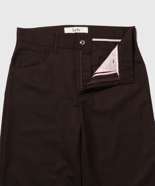 ADAM ET ROPE'(アダムエロペ)の「【Sefr/セファ】 JIRO TROUSER(その他パンツ・メンズ・ブラック/ダークブラウン・M/S)」の7枚目の写真