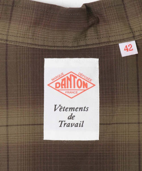 URBAN RESEARCH DOORS(アーバンリサーチドアーズ)の「DANTON WORK SHIRTS(シャツ/ブラウス・メンズ・BRW/CML/GRY/OLV・38/40/42)」の9枚目の写真