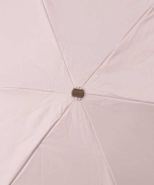 ROPE' PICNIC(ロペピクニック)の「【Wpc.】遮光ビジューボタンmini 折りたたみ日傘/UVカット・晴雨兼用(折りたたみ傘・レディース・ブラック/ホワイト/ピンク・F)」の5枚目の写真