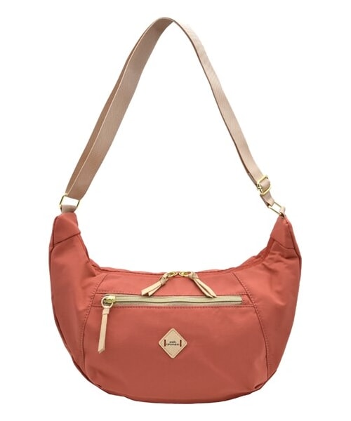 nissen（ニッセン）の「anello GRANDE（アネログランデ）RETROPOP ショルダーバッグ （Ａ５対応）（ショルダーバッグ・メンズ・ブルーグレー/ブラック/ダークオレンジ/ライトベージュ/マスタード/ネイビー・Y）」の6枚目の写真