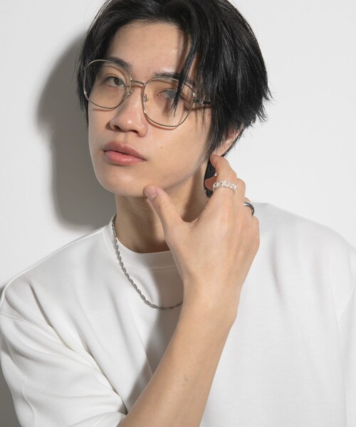 SENSE OF PLACE by URBAN RESEARCH（センスオブプレイスバイアーバンリサーチ）の「メタルフレームサングラス（メガネ・メンズ・SILVER/SLV MATT・one）」の9枚目の写真