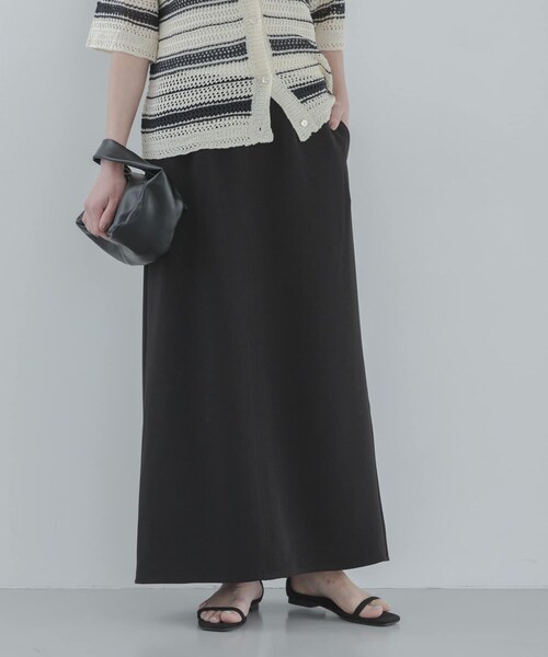 URBAN RESEARCH Sonny Label（アーバンリサーチサニーレーベル）の「Iラインダブルクロススカート（スカート・レディース・ブラウン/ブラック・36/38）」の11枚目の写真