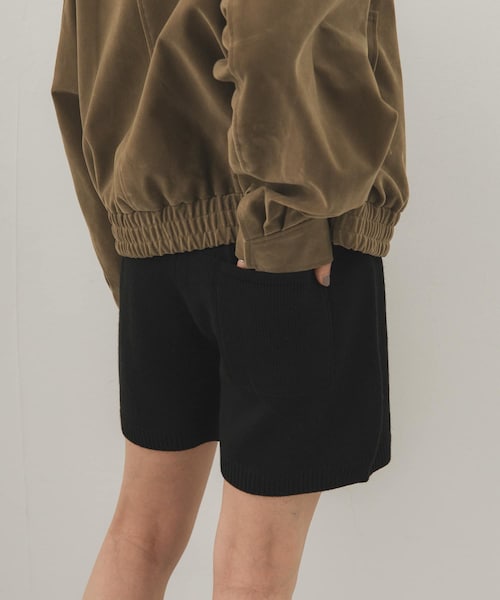 KBF(ケイビーエフ)の「ニットショートパンツ(その他パンツ・レディース・BLACK/CHARCOAL/BROWN・One)」の7枚目の写真