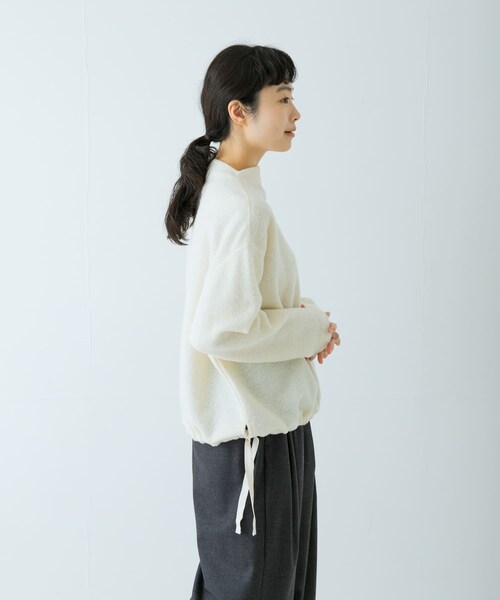 かぐれ（カグレ）の「ウールループボトルネックプルオーバー（その他トップス・レディース・IVORY/MOCHA/NAVY・Free）」の10枚目の写真