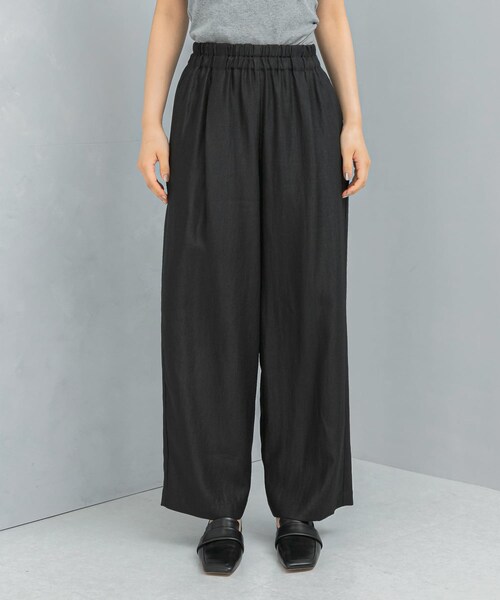 URBAN RESEARCH ROSSO（アーバンリサーチロッソ）の「ブライトツイルイージーパンツ（その他パンツ・レディース・PINK/BLACK・FREE）」の11枚目の写真