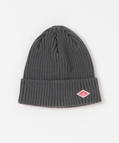 URBAN RESEARCH DOORS（アーバンリサーチドアーズ）の「DANTON　RIB KNIT CAP（ニットキャップ/ビーニー・メンズ・BLACK/CHARCOAL/DK.BLUE/YELLOW・Free）」の2枚目の写真