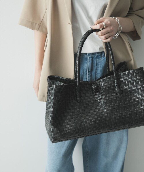 URBAN RESEARCH(アーバンリサーチ)の「HANDICRAFT SAIGON LARGE TOTE(トートバッグ・レディース・BLACK・-)」の5枚目の写真