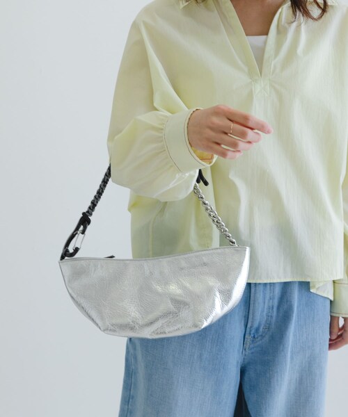 URBAN RESEARCH(アーバンリサーチ)の「NOMADIS YACHT(ショルダーバッグ・レディース・SILVER/METAL PINK・one)」の12枚目の写真
