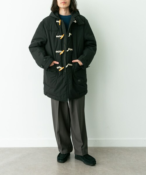 URBAN RESEARCH Sonny Label（アーバンリサーチサニーレーベル）の「ARMY TWILL　Cotton Nylon Duffel Coat（その他アウター・メンズ・NAVY/BLACK・M/L）」の8枚目の写真