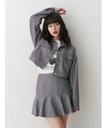 jouetie | マルチWAYツイードライクセットアップ(ワンピース)