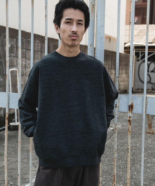 URBAN RESEARCH DOORS（アーバンリサーチドアーズ）の「『別注』Snow Peak Apparel×DOORS　RecycledCottonSweat（スウェット・メンズ・GRAY/BLACK/BROWN・M/L/XL）」の21枚目の写真