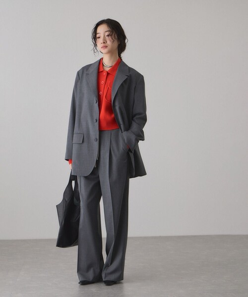 ADAM ET ROPE'（アダムエロペ）の「変形ヒール甲深パンプス（パンプス・レディース・ブラック/オフホワイト・23.0/23.5/24.0/24.5）」の14枚目の写真