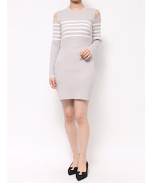 RESEXXY | ショルダーオープンタイトニットワンピース(ワンピース)