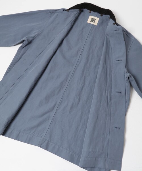 URBAN RESEARCH DOORS（アーバンリサーチドアーズ）の「unfil　GARMENTDYEINGCOVERALLS（カバーオール・レディース・stone/cobaltblue・0）」の15枚目の写真