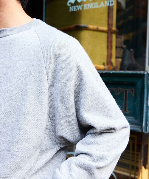 BATONER/バトナー】SILK CASHMERE LOOPWHEEL CREW NECK