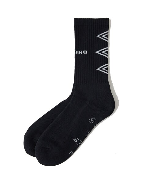 ADAM ET ROPE'（アダムエロペ）の「【BAL/バル】×UMBRO JACQUARD SOCKS（ソックス/靴下・メンズ・ブラック/ホワイト・F）」の3枚目の写真