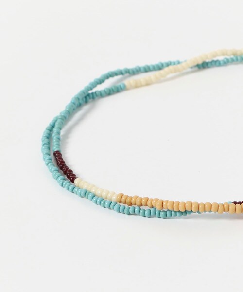 URBAN RESEARCH（アーバンリサーチ）の「FOLK/N　beads multi necklace（ネックレス・レディース・BEIGE2/WHITE/DARK GREY/LT.BEIGE/TURQUOISE1/GREEN2/TURQOISE2・-）」の22枚目の写真