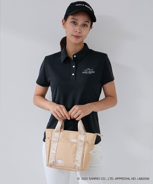 ROPE'(ロペ)の「【シナモロール】ワッペン付きカートバッグ(トートバッグ・レディース・ブラック/ベージュ・F)」の19枚目の写真