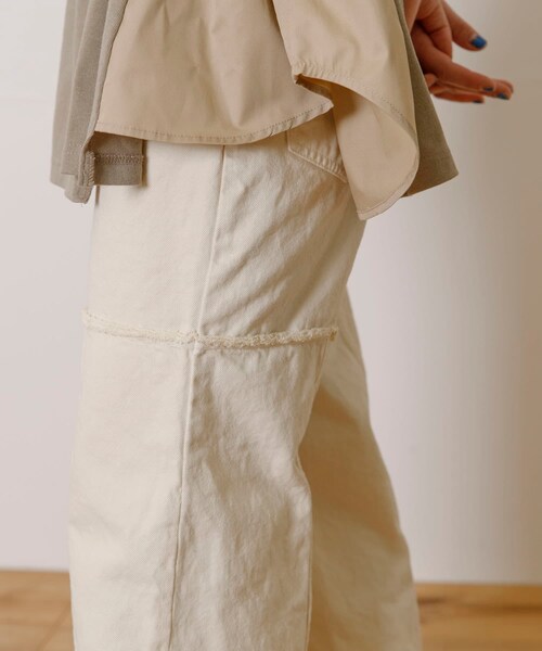 THE GOODLAND MARKET（ザグッドランドマーケット）の「old honey　-OH- 45℃ pants（その他パンツ・レディース・white/black・FREE）」の11枚目の写真