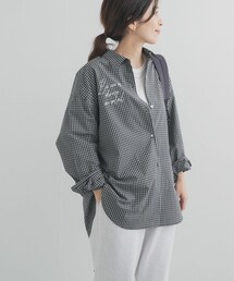 URBAN RESEARCH DOORS | 刺繍チェックシャツ(シャツ/ブラウス)